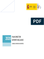 Plan Director Deporte Inclusivo 2020 Def