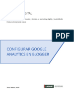 Configuración de Google Analytics en Blogger