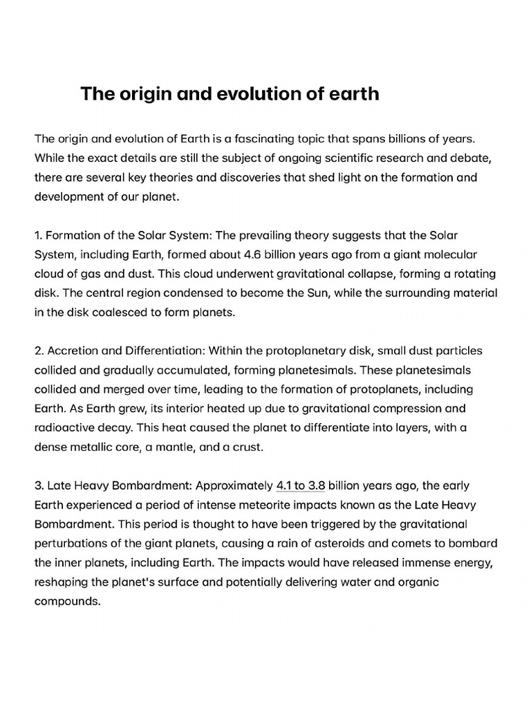 Evolution Of The Earth Pdf – The Evolution Of The Earth – ULJAA