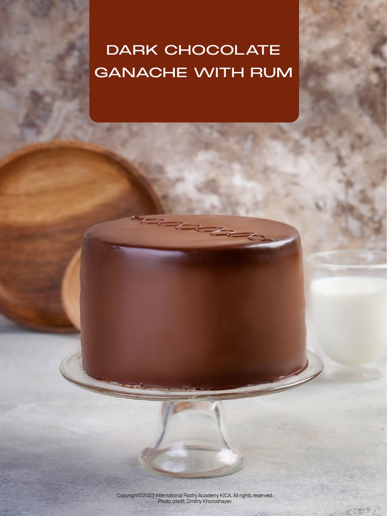 Dark Chocolate Ganache With Rum PDF