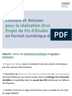 Conseils Et Astuces Pour La Realisation de PFE en Format Numerique de Qualite 2