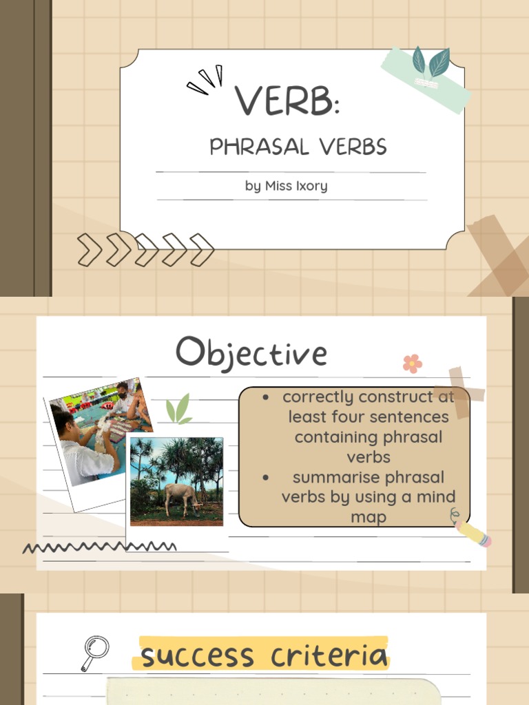 Phrasal Verbs | PDF | Career & Growth | Language Arts & Discipline