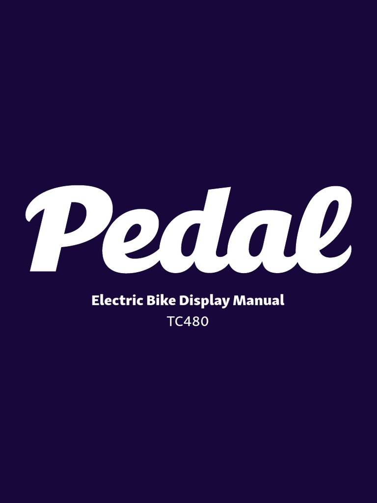 Pedal-eBike-display-manual-ELC-2022 | PDF