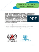 Wilog-Mng-Hss-03 Politique de Lutte Contre Vih-Sida &paludisme