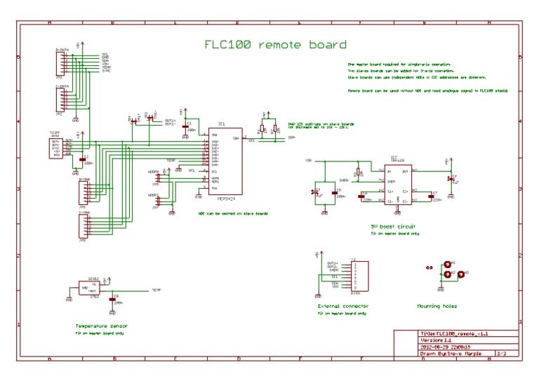 FLC100 Remote v1 1 SCH | PDF