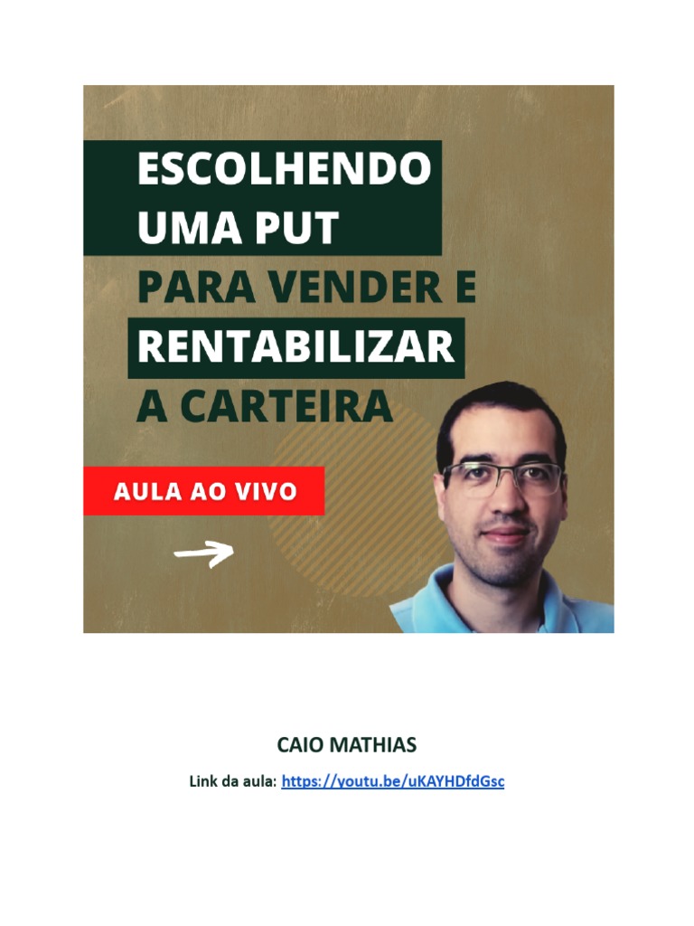 Estratégias de Venda de Put Opções | PDF | Opção (finanças) | Economias