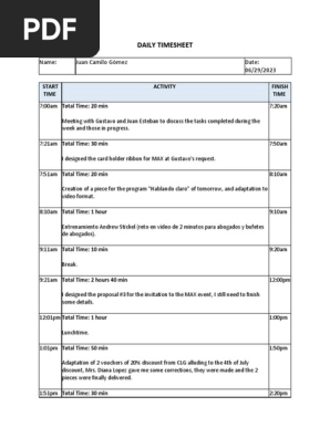 DAILY TIMESHEET 06-29-23