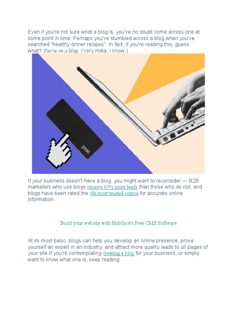 What Is Blog | PDF | Blog | Web 2.0