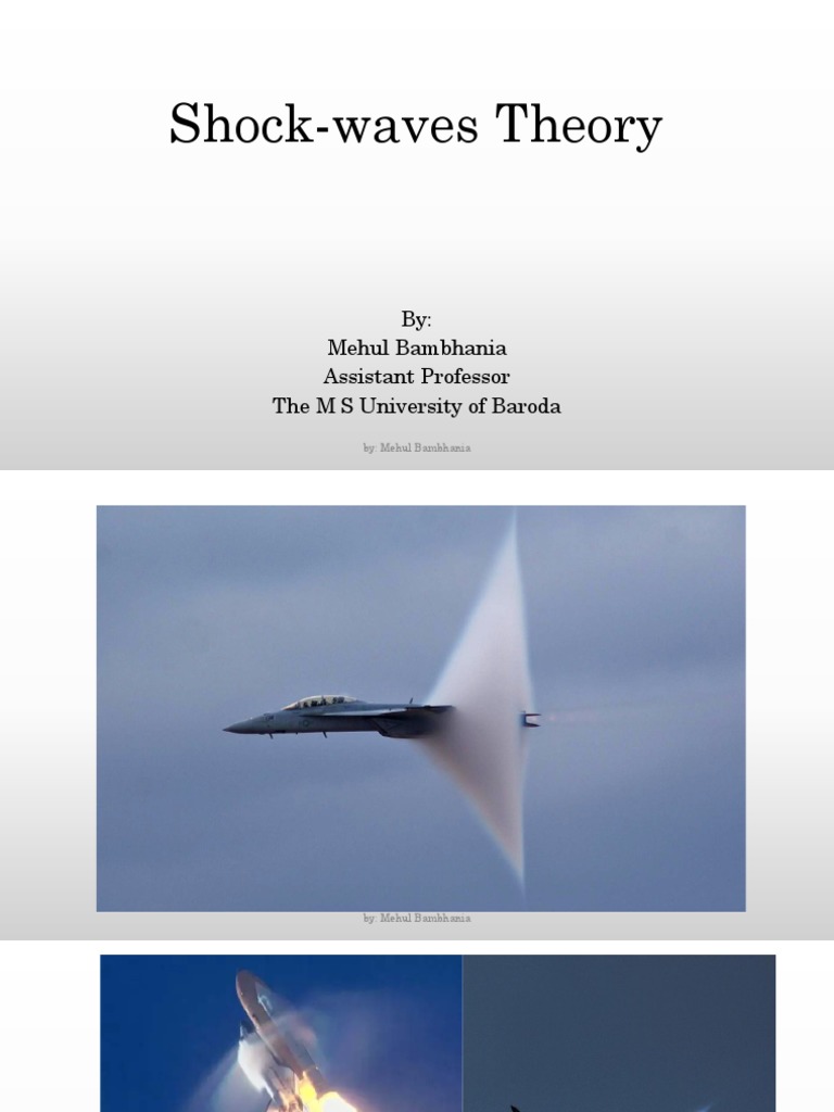 Shock Wave Theory - MPB | PDF | Mach Number | Shock Wave