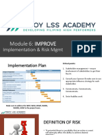 Module 6.7 Implementation Risk MGMT