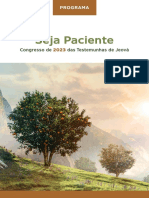 Programa Do Congresso de 2023 - SEJA PACIENTE