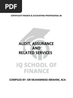 Cfap6 Audit Past Papers and Answers