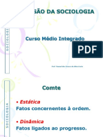 3 - Divisão Da Sociologia