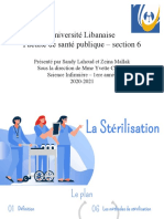 La stérilisation