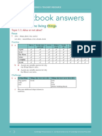 Y3 Science Workbook Answers