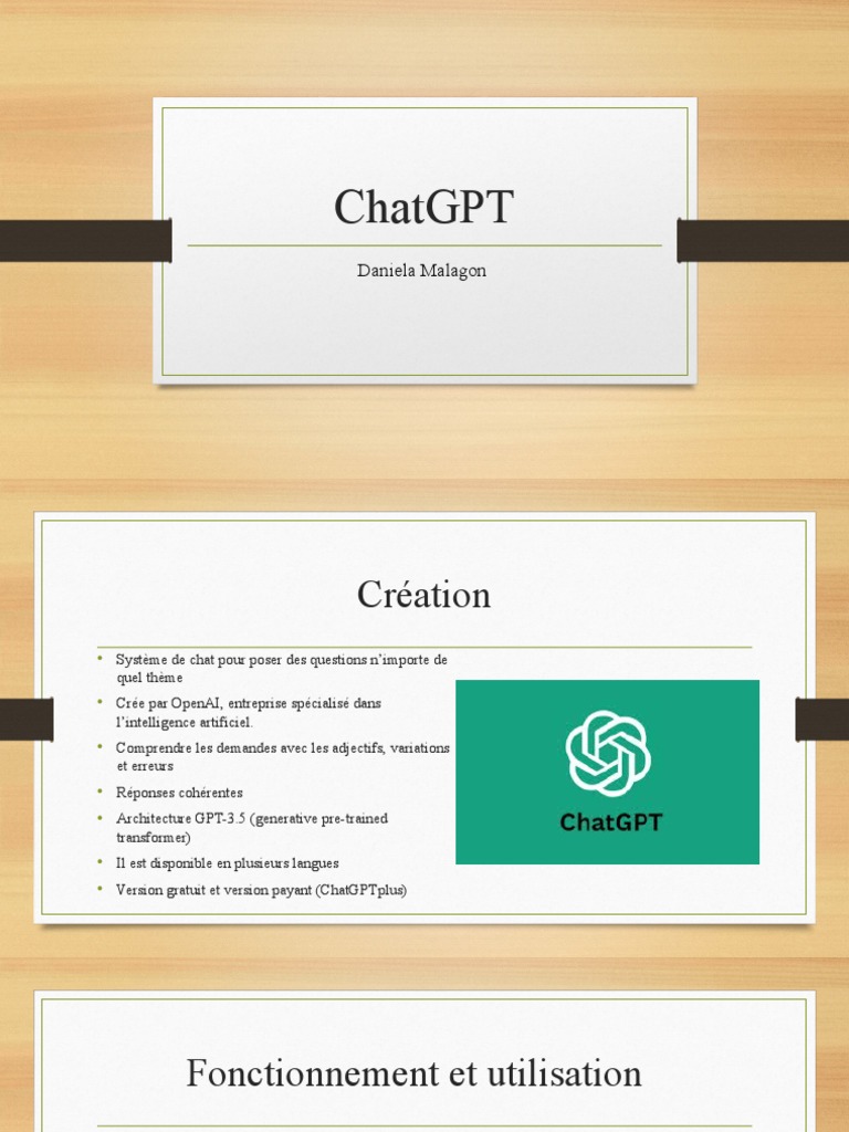 Introduction à ChatGPT et ses usages | PDF | Intelligence artificielle ...