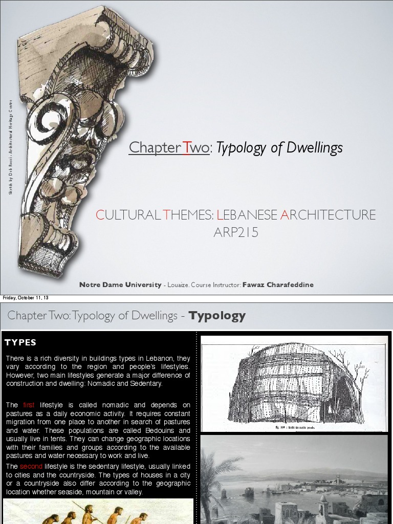 02 Chapter Two - Typology of Dwellings | PDF | Tent | Nomad