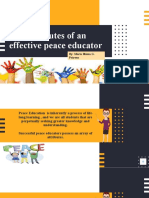 Attributes of Peace Educator