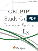 Study Guide-Celpip-Listening and Speaking