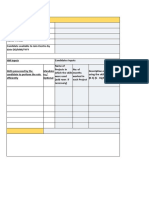 Skill Evaluation Sheet - QC