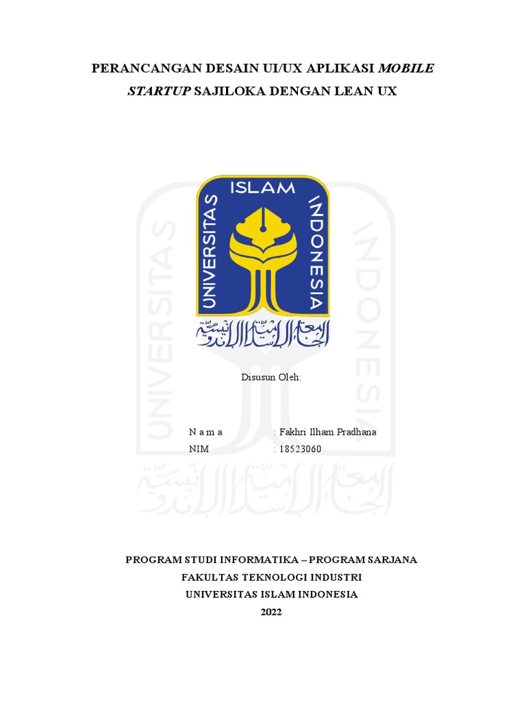 Contoh Desain UI | PDF