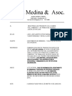 2014.05.21 Instancia, Desistimiento de Demanda de Traspaso de Vahiculo.