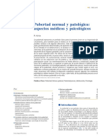 Pubertad Normal y Patológica: Aspectos Médicos y Psicológicos