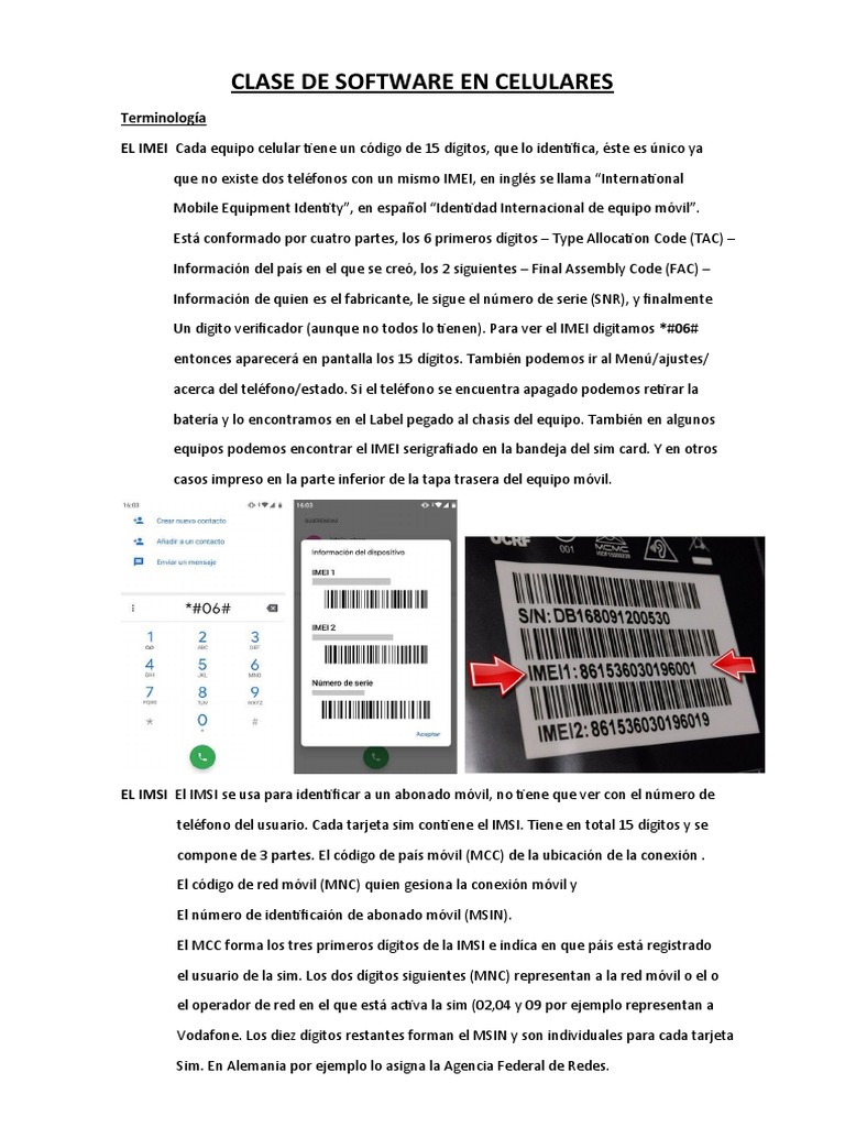 Software en Celulares: Conceptos Clave | PDF | Android (sistema ...