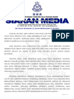 Siaran Media KP - Isu Tular Di Tapah
