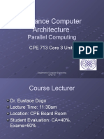 Computer Achitecture II - Parallel - Computing