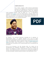 La Autobiografia de Rigoberta Menchu Tun