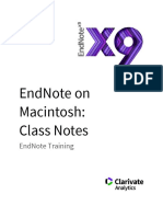 Endnote Guide Mac