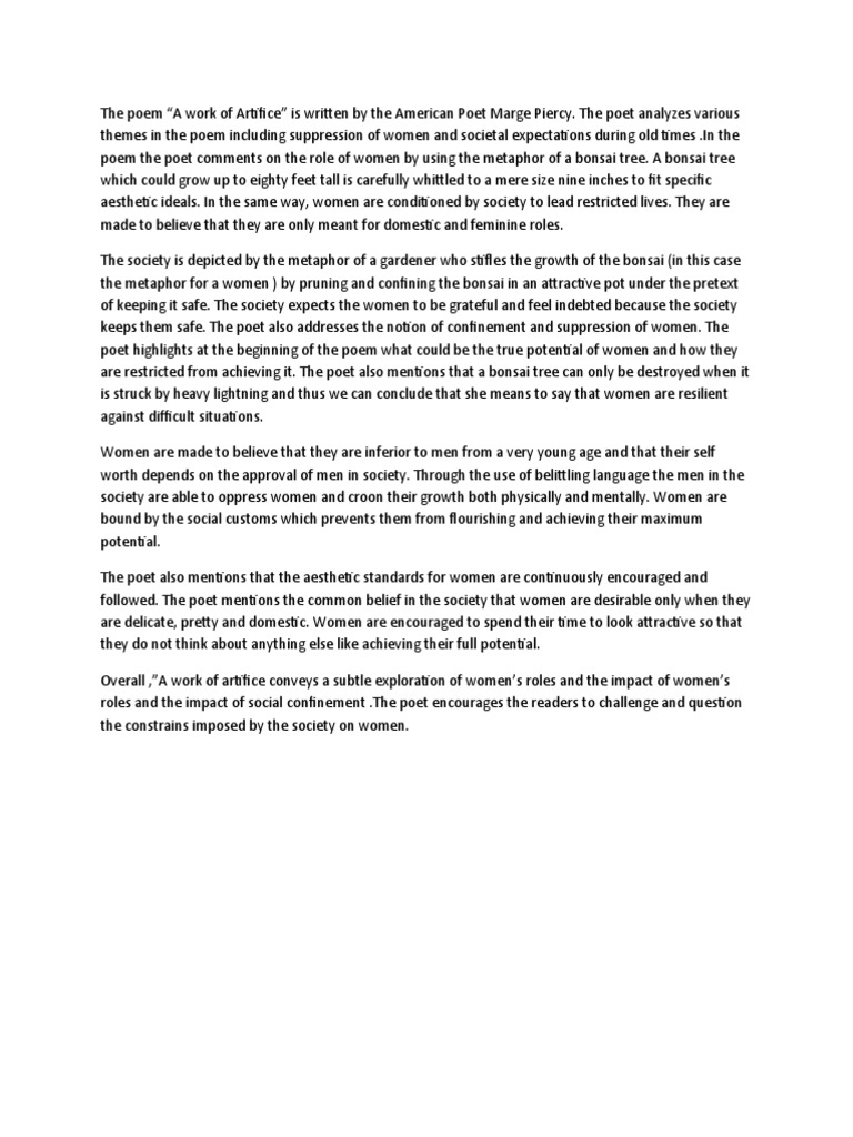 Women's Suppression in 