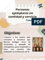 Tema 39 Personas Ejemplares en Santidad y Servicio