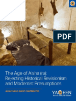 The Age of Aisha - Rejecting Historical Revisionism & Modernist Presumptions