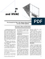 Gypsum Board and HVAC: The Concept Isn't New-But Gypsum Board Should Be Considered For Use in HVAC Systems