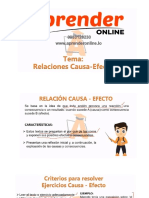 Razonamiento Verbal - Relación Causa y Efecto