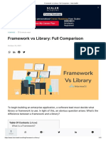 Framework Vs Library - Full Comparison