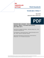 TS EN ISO 17892-7 Mart 2018 Tek Eksenli Basınç Deneyi