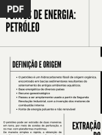 Vantagens e Desvantagens do Petróleo | PDF