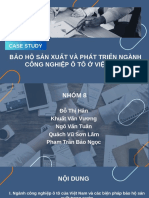 Nhóm 8. Bảo hộ và phát triển ngành công nghiệp ô tô