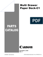 Multi Drawer Paper Deck C1 Parts List 2