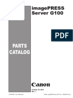 imagePRESS Server G100 Parts List