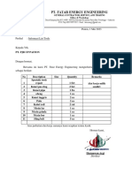 Daftar Peralatan1&2