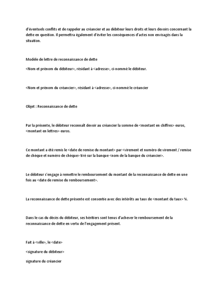 mod-le-de-lettre-de-reconnaissance-de-dette-pdf-finance-et-gestion