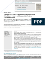 The Impact of COVID-19 Pandemic On The Quality of Life