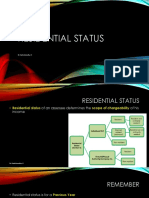 Residential Status