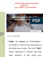 Education For Marginalized Groups