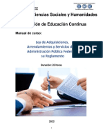 Manual Curso Ley de Adquisicones Arrendamientos y Servicios