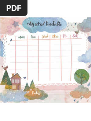 weekly calendar